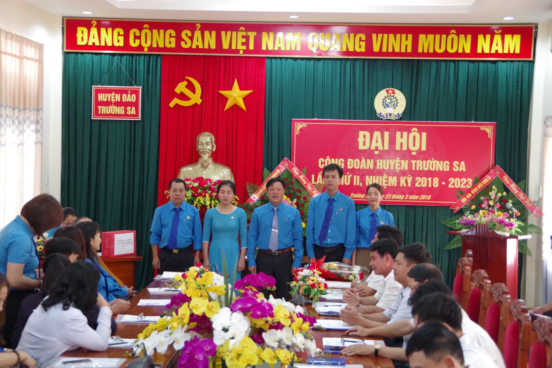 Công đoàn huyện Trường Sa, tỉnh Khánh Hòa: Đại hội nhiệm kỳ 2018-2023
