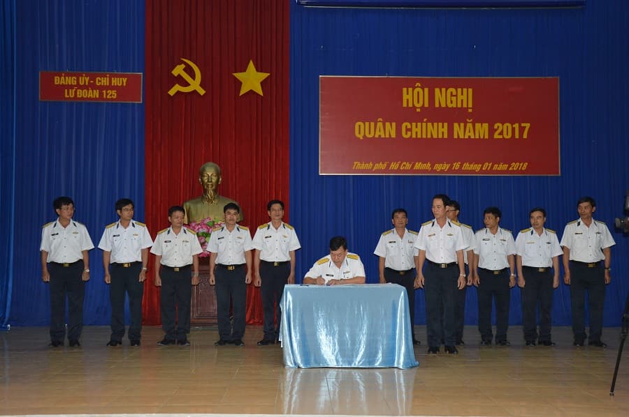 Lữ đoàn 125 Hải quân hoàn thành tốt nhiệm vụ đối ngoại quốc phòng năm 2017