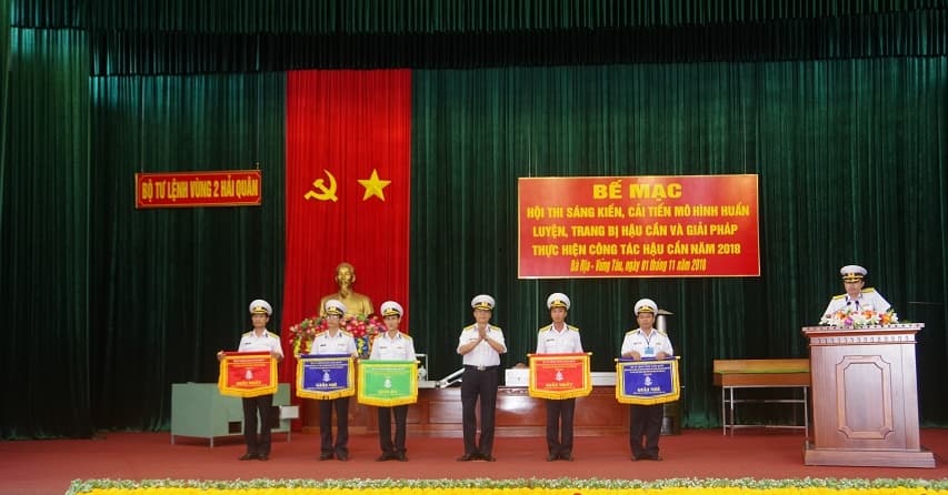 Vùng 2 Hải quân: 30 đề tài, sản phẩm tham gia hội thi sáng kiến, cải tiến mô hình huấn luyện, trang thiết bị hậu cần 2018