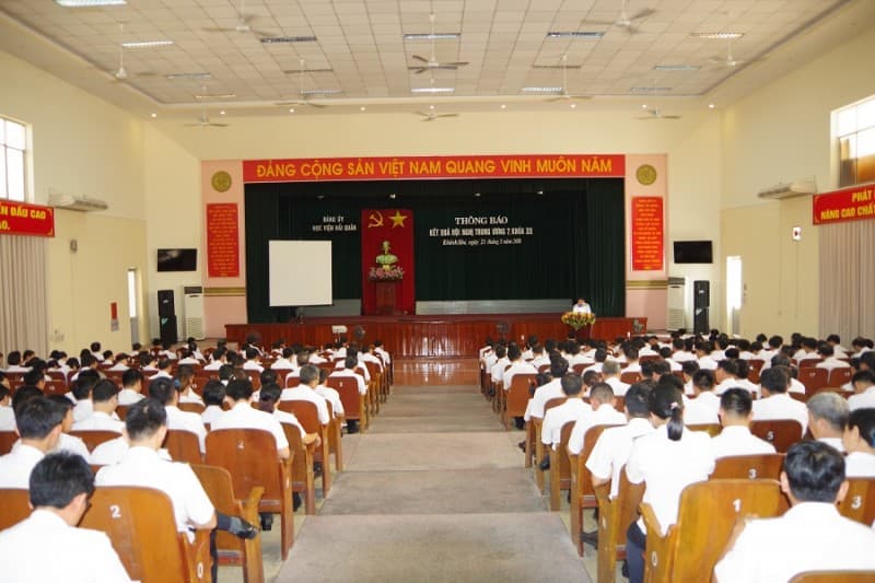 Học viện Hải quân: Thông báo kết quả Hội nghị Trung ương 7, Khoá XII