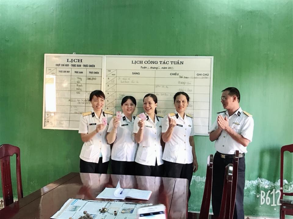 Sinh nhật tặng vàng ở Hội PNCS Tiểu đoàn 45