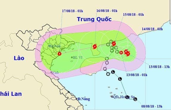 Áp thấp nhiệt đới có khả năng mạnh lên thành bão