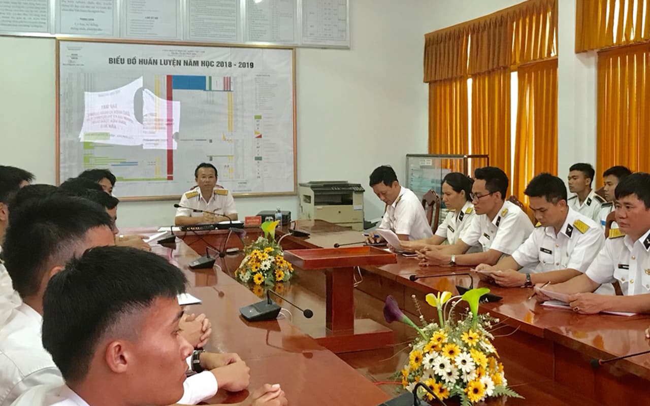 Học viện Hải quân giao nhiệm vụ cho đoàn học viên tham gia thi Olympic toán sinh viên toàn quốc 2019