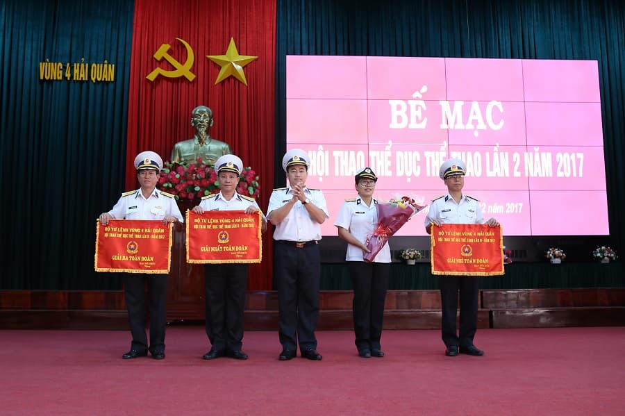 Vùng 4 Hải quân: Bế mạc Hội thao thể dục thể thao lần thứ 2 năm 2017