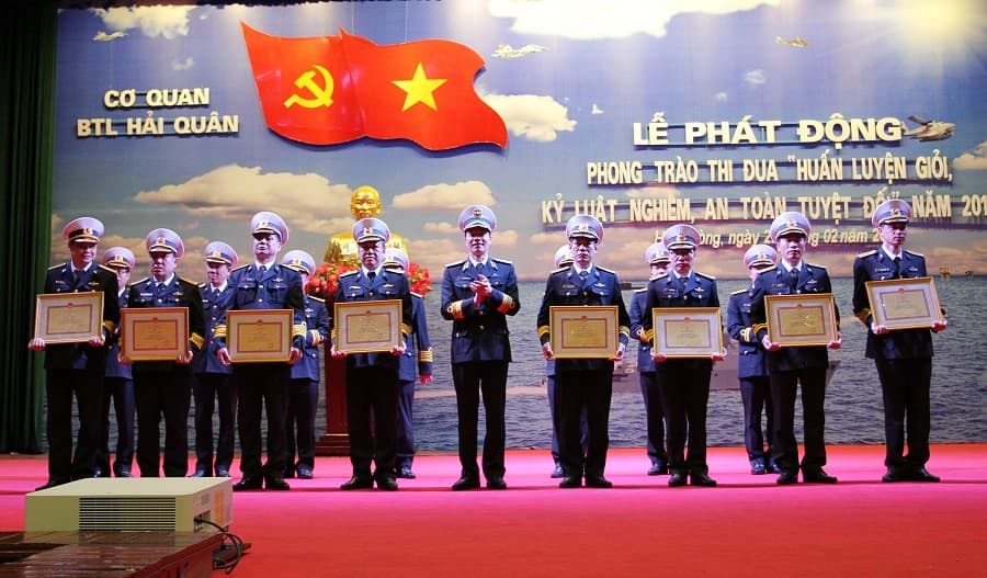 Cơ quan Bộ Tư lệnh Hải quân: Phát động thi đua “Huấn luyện giỏi, kỷ luật nghiêm, an toàn tuyệt đối”