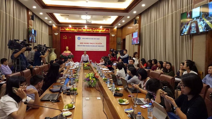 Hội nghị trực tuyến cung cấp thông tin định kỳ về Bảo hiểm Xã hội tháng 10