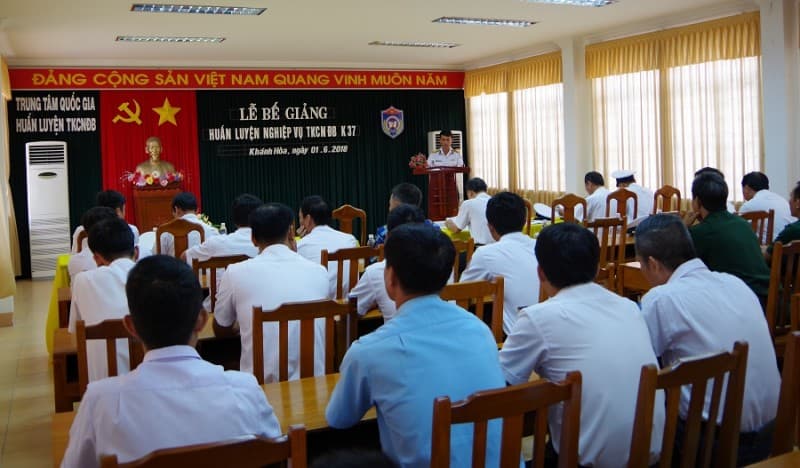 Bế giảng đào tạo nghiệp vụ tìm kiếm cứu nạn đường biển Khoá 37