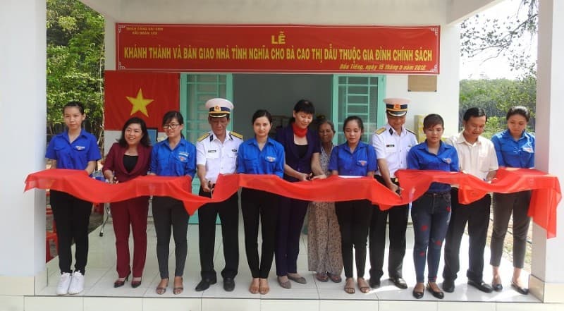 Hải đoàn 129 khánh thành và bàn giao nhà tình nghĩa tại Bình Dương