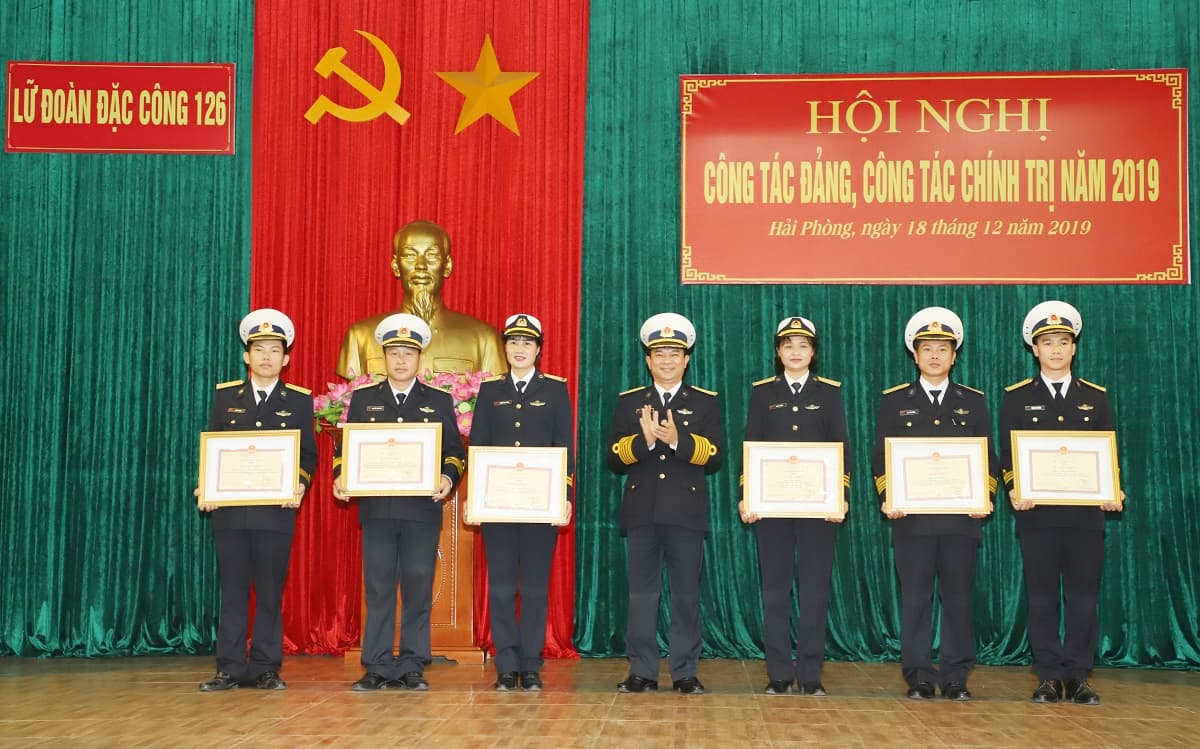 Lữ đoàn Đặc công Hải quân 126: Hội nghị công tác đảng, công tác chính trị năm 2019