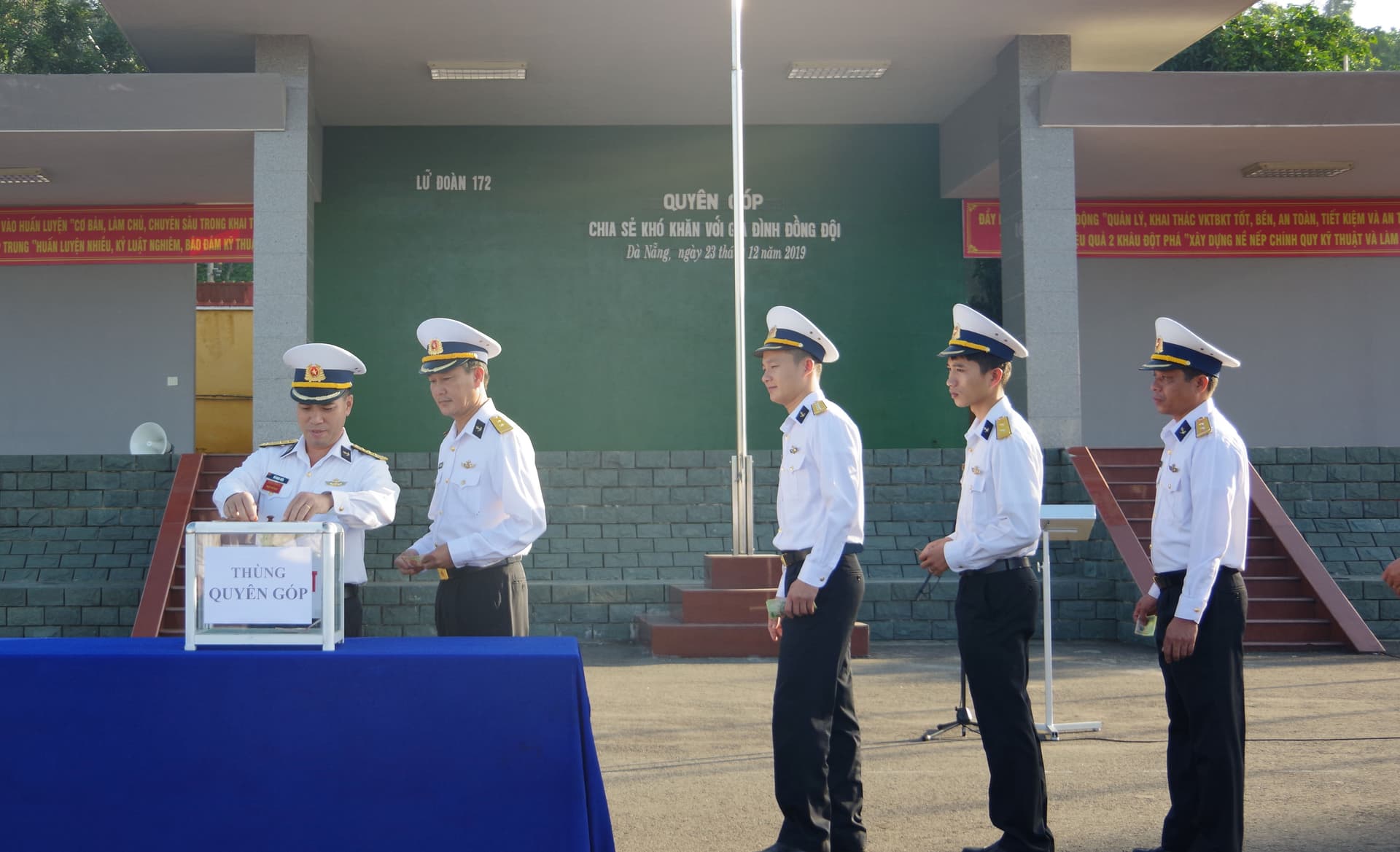Lữ đoàn 172, Vùng 3 Hải quân: Quyên góp ủng hộ quân nhân có hoàn cảnh khó khăn