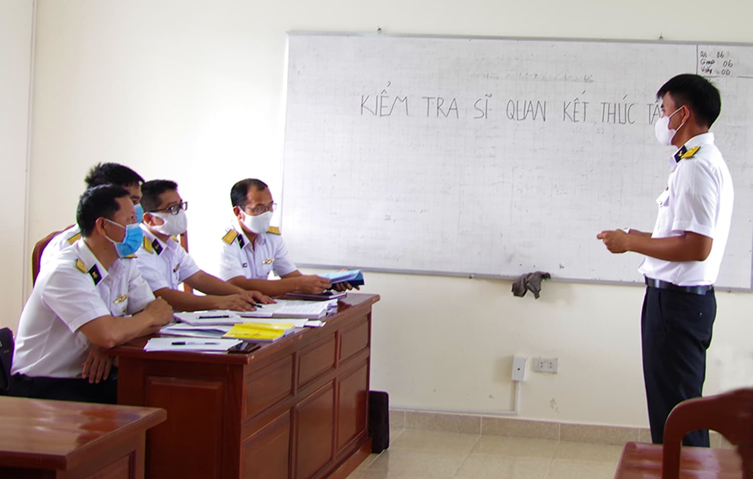 Lữ đoàn 162, Vùng 4: Kiểm tra kết thúc tập sự, đảm nhiệm chức trách cho sĩ quan