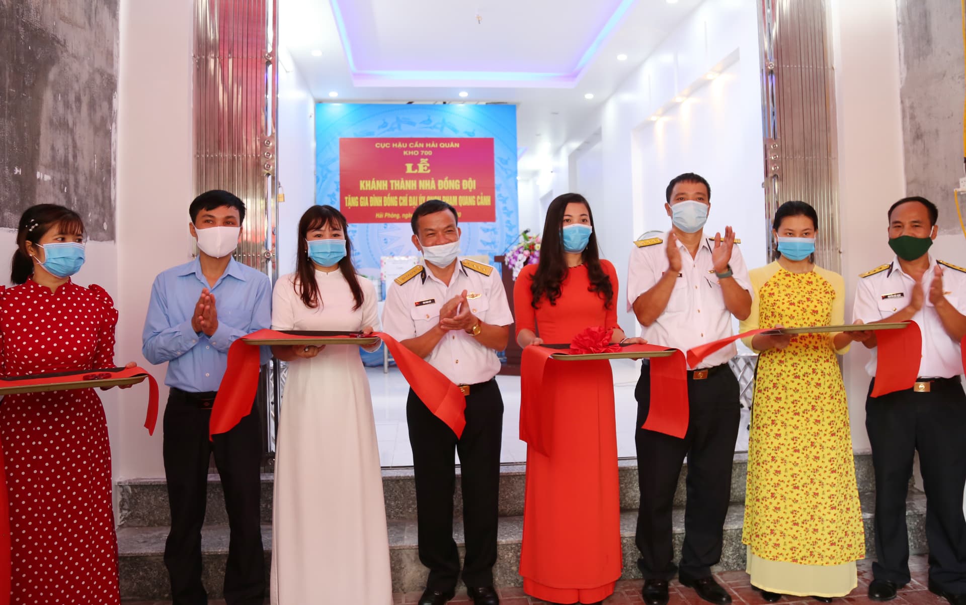 Kho 700, Cục Hậu cần Hải quân: Khánh thành nhà đồng đội tặng quân nhân có hoàn cảnh khó khăn