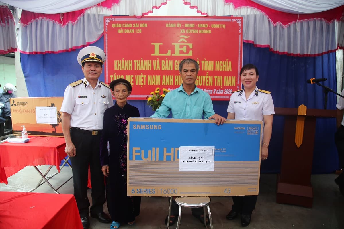 Hải đoàn 128: Khánh thành và bàn giao nhà tình nghĩa tại Thái Bình