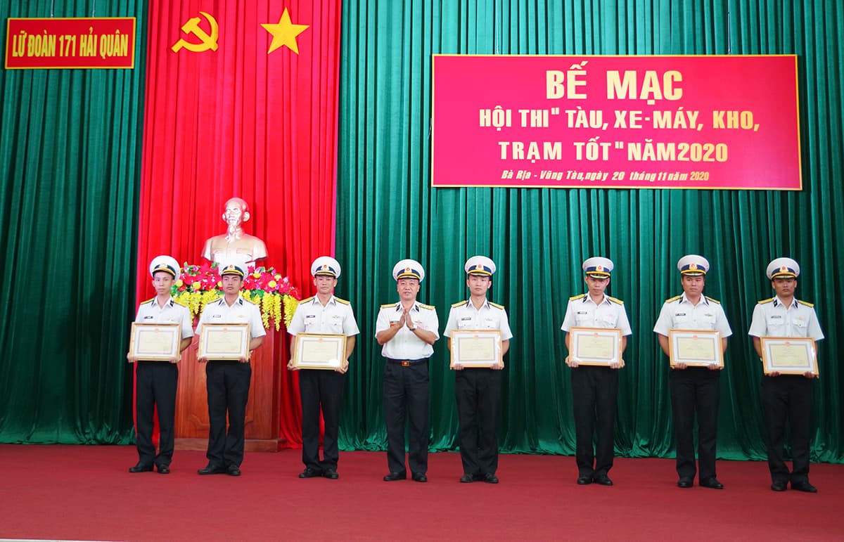 Lữ đoàn 171: Hội thi tàu, xe-máy, kho trạm tốt năm 2020