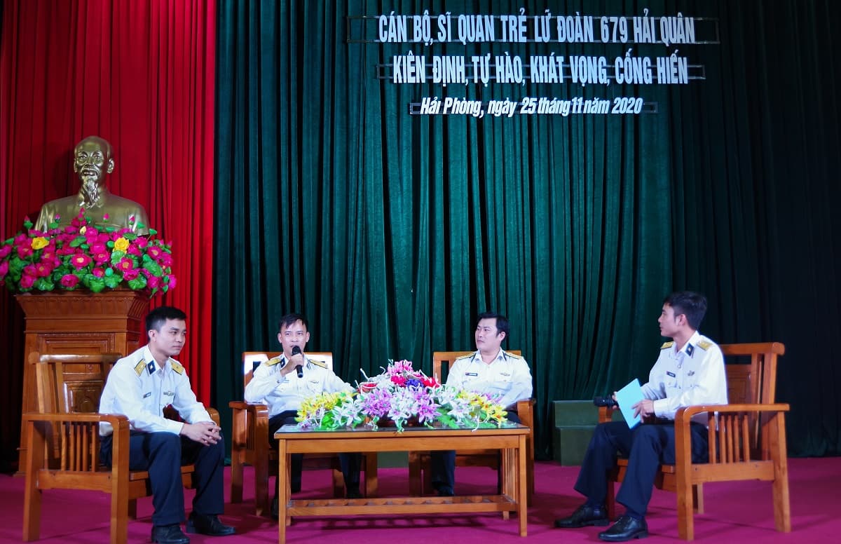 Lữ đoàn 679: Tọa đàm cán bộ, sĩ quan trẻ năm 2020