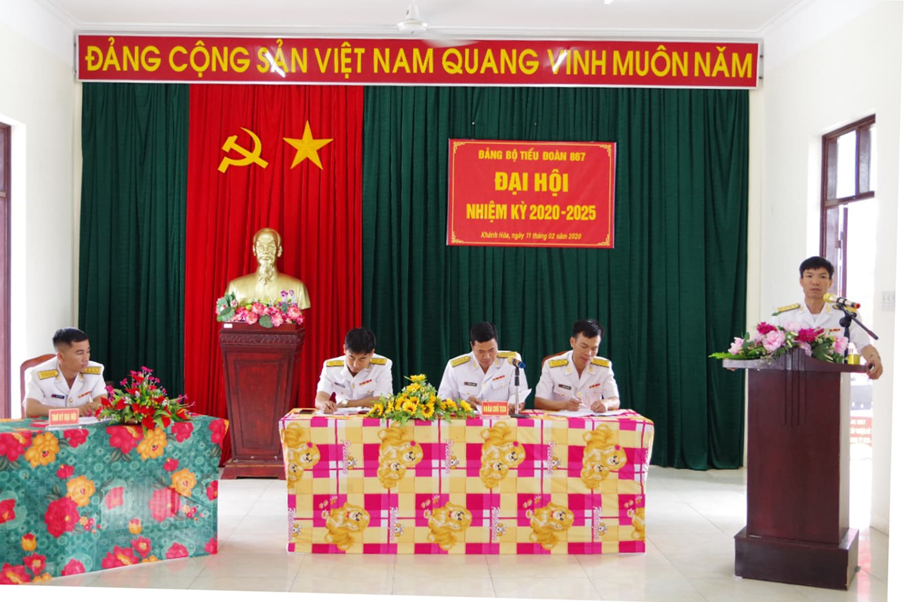 Đại hội Đảng bộ Tiểu đoàn 867 được chọn làm trước trong Đảng bộ Lữ đoàn 101