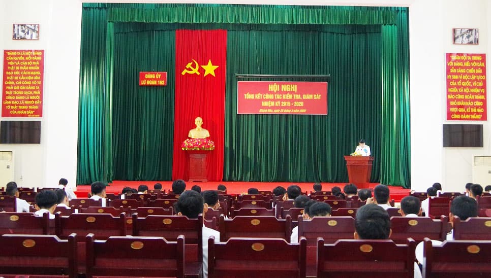 Đảng bộ Lữ đoàn 162 tổng kết công tác kiểm tra, giám sát nhiệm kỳ 2015-2020