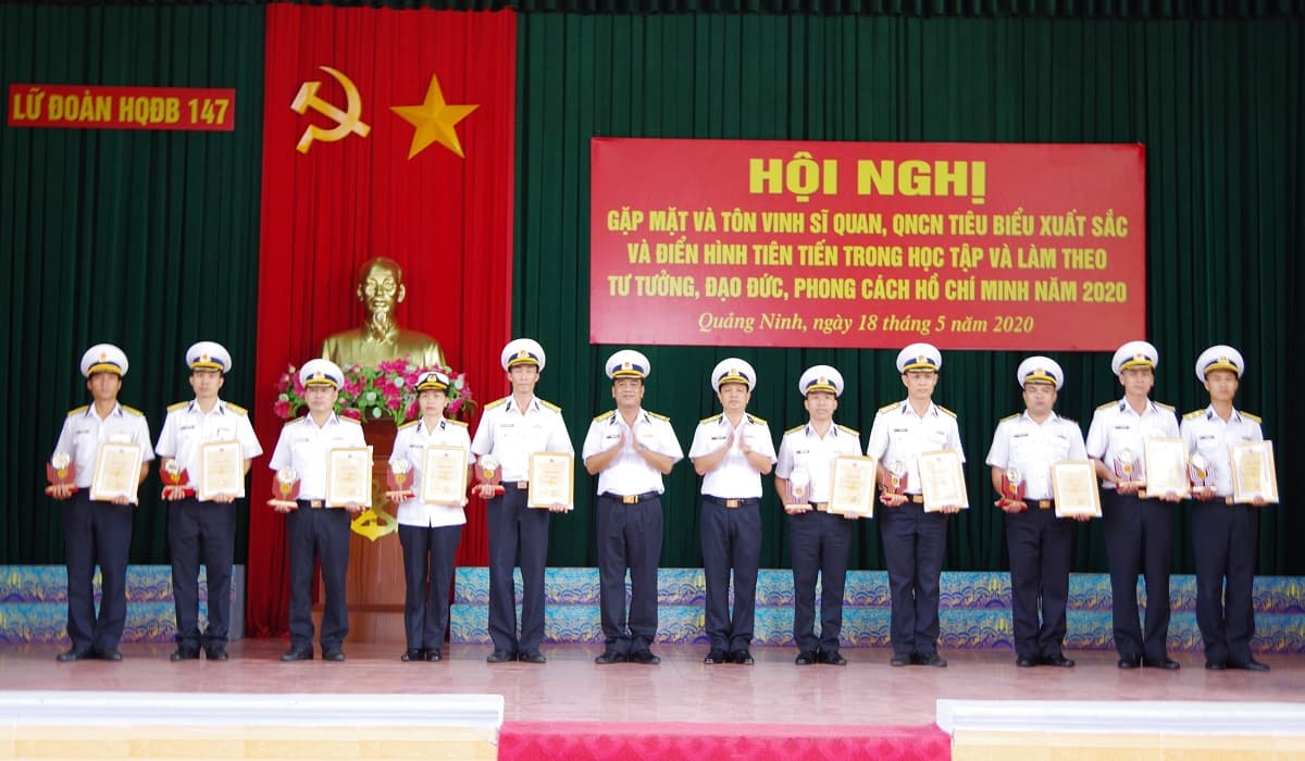 Lữ đoàn 147: Gặp mặt quân nhân tiêu biểu và điển hình trong học tập và làm theo tư tưởng, đạo đức, phong cách Hồ Chí Minh