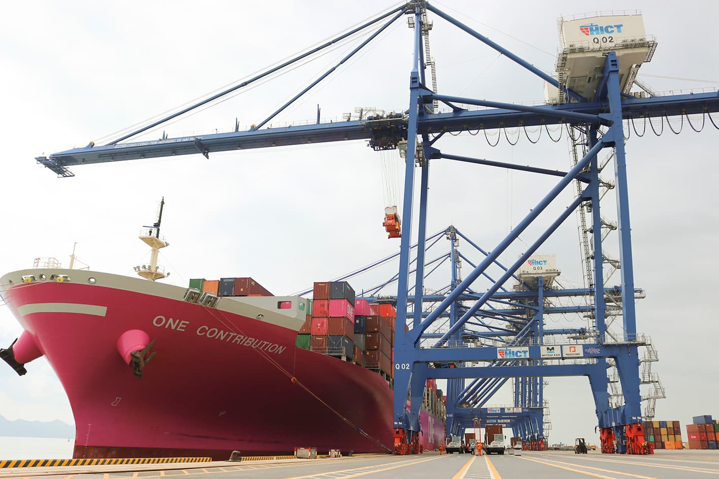 Cảng Container Quốc tế Tân cảng Hải Phòng đón tuyến dịch vụ mới xuyên Thái Bình Dương