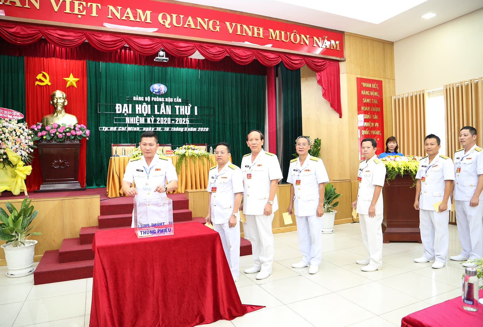Đảng bộ Phòng Hậu cần, Quân cảng Sài Gòn: Đại hội lần thứ I nhiệm kỳ 2020-2025