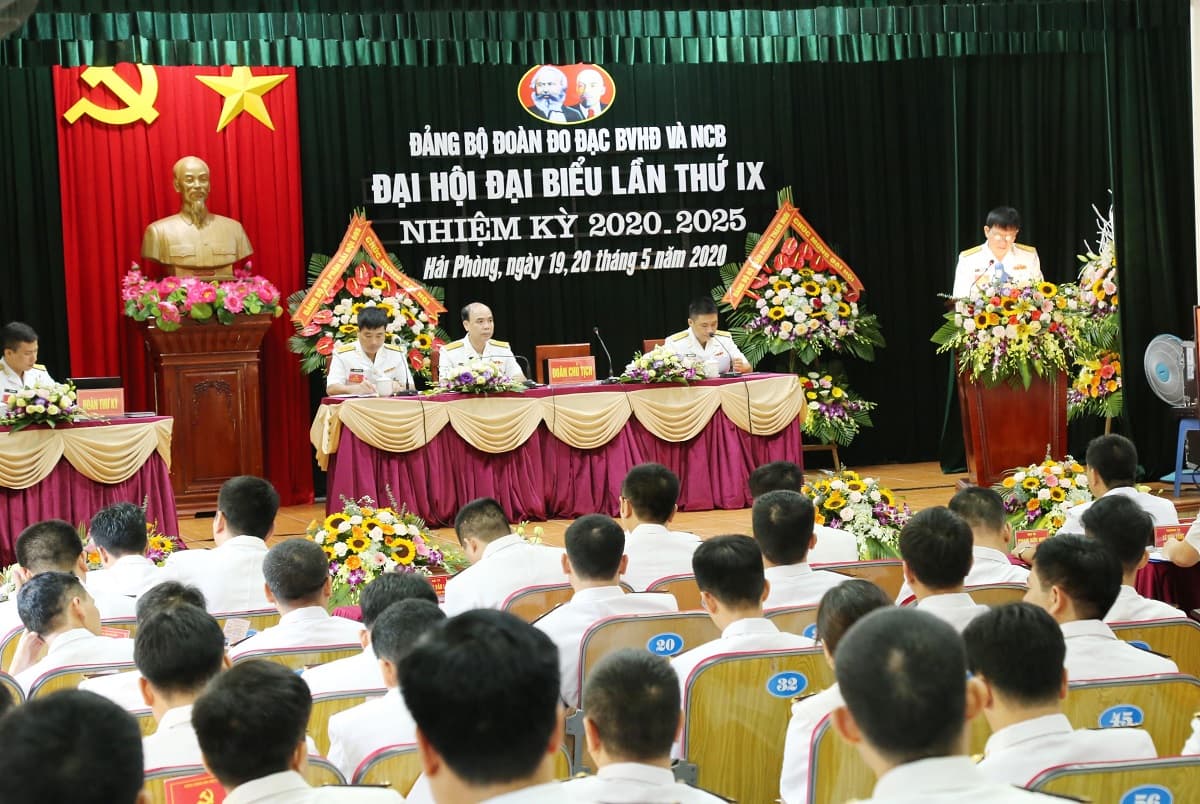 Đại hội Đảng bộ Đoàn Đo đạc biên vẽ hải đồ và nghiên cứu biển: Phấn đấu xây dựng đơn vị thành trung tâm lớn, tin cậy về đo đạc, biên tập hải đồ và nghiên cứu biển