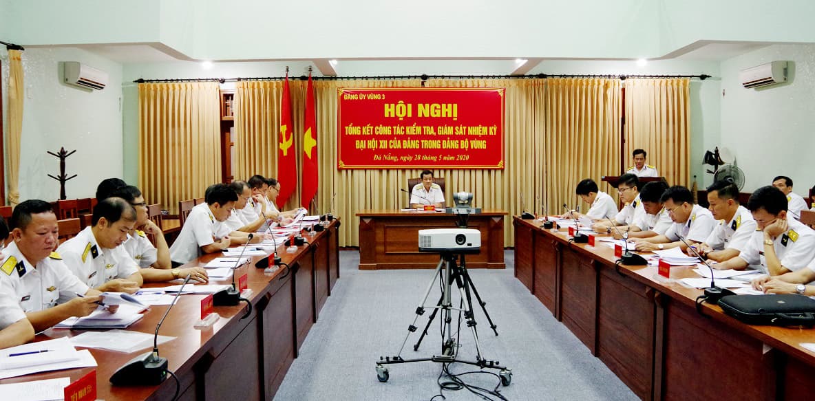 Đảng ủy Vùng 3 Hải quân tổng kết công tác kiểm tra, giám sát nhiệm kỳ Đại hội XII của Đảng