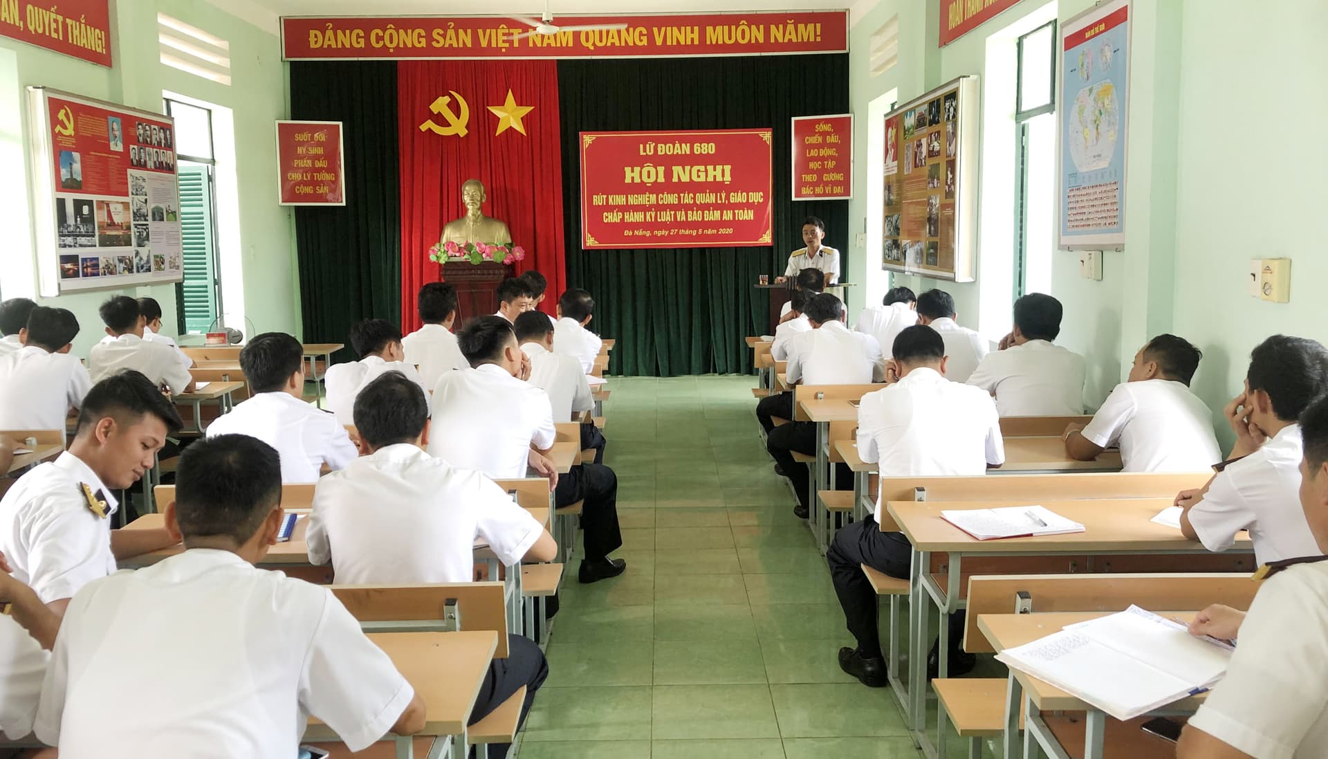 Lữ đoàn 680 tổ chức rút kinh nghiệm công tác quản lý, giáo dục chấp hành kỷ luật và bảo đảm an toàn