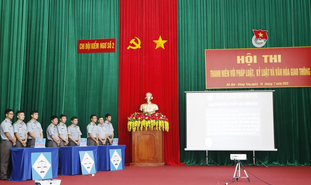 Chi đội Kiểm ngư số 2: Hội thi “Thanh niên với pháp luật, kỷ luật và văn hóa giao thông”