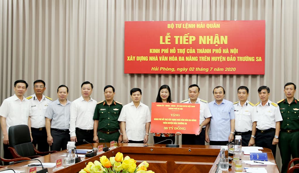 Thành phố Hà Nội hỗ trợ 38 tỷ đồng xây dựng Nhà văn hóa đa năng đảo Núi Le B