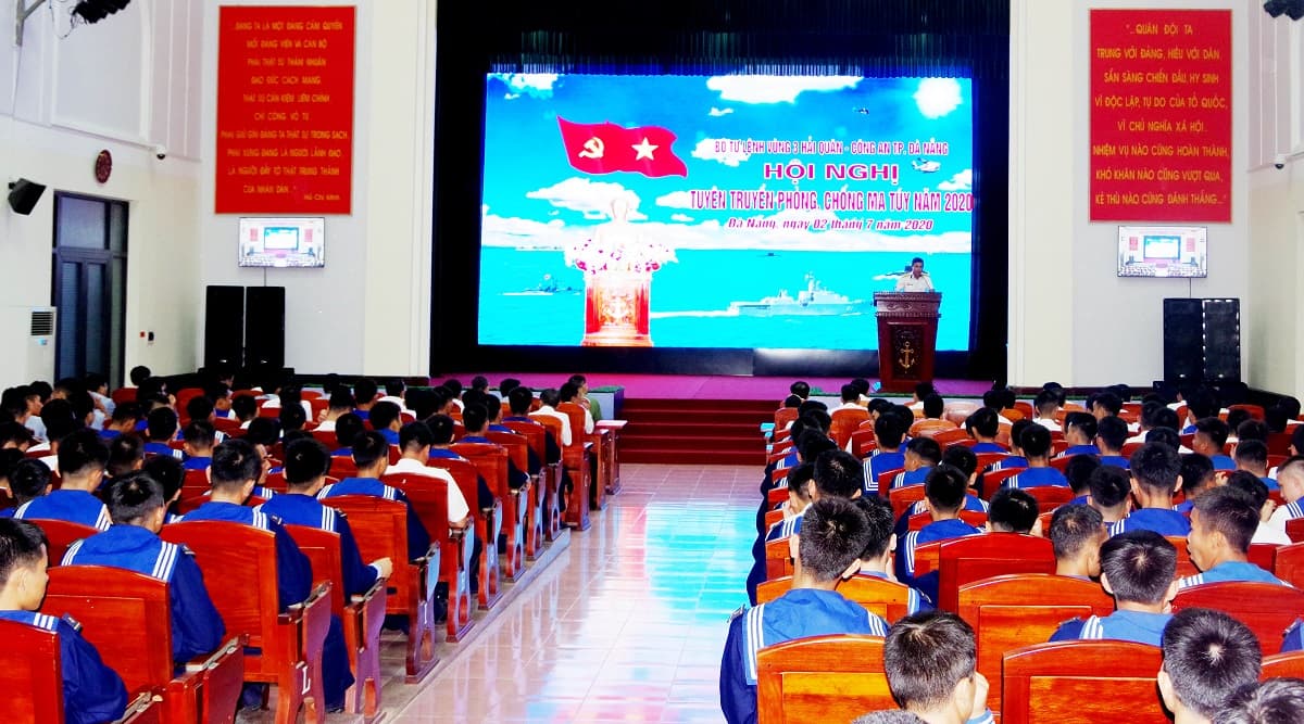 Vùng 3 Hải quân: Hơn 300 cán bộ, chiến sĩ nghe tuyên truyền về phòng, chống ma túy