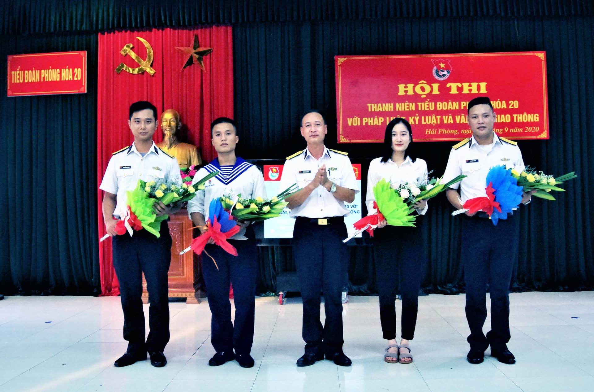 Hội thi “Thanh niên Tiểu đoàn phòng hóa 20 với pháp luật, kỷ luật và văn hóa giao thông”
