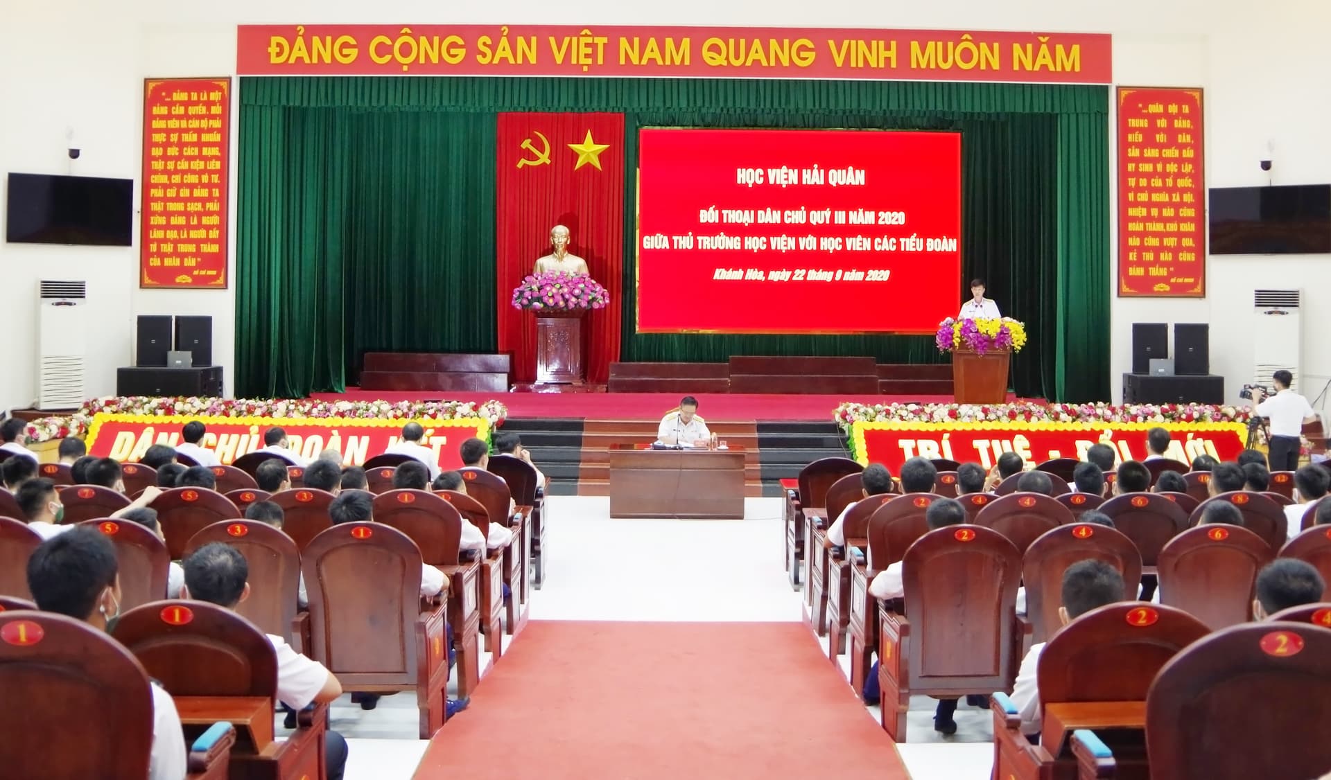 Học viện Hải quân: Đối thoại dân chủ quý III năm 2020
