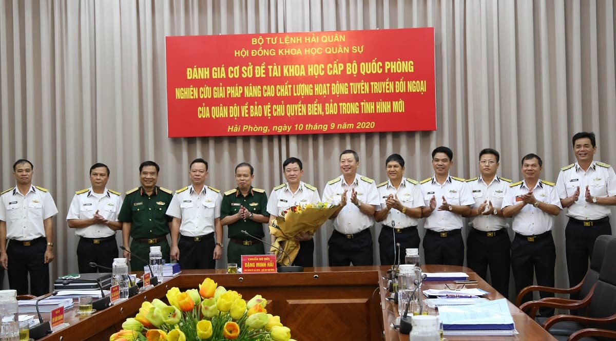 Hội đồng Khoa học quân sự Quân chủng Hải quân: Đánh giá cơ sở đề tài khoa học cấp Bộ Quốc phòng