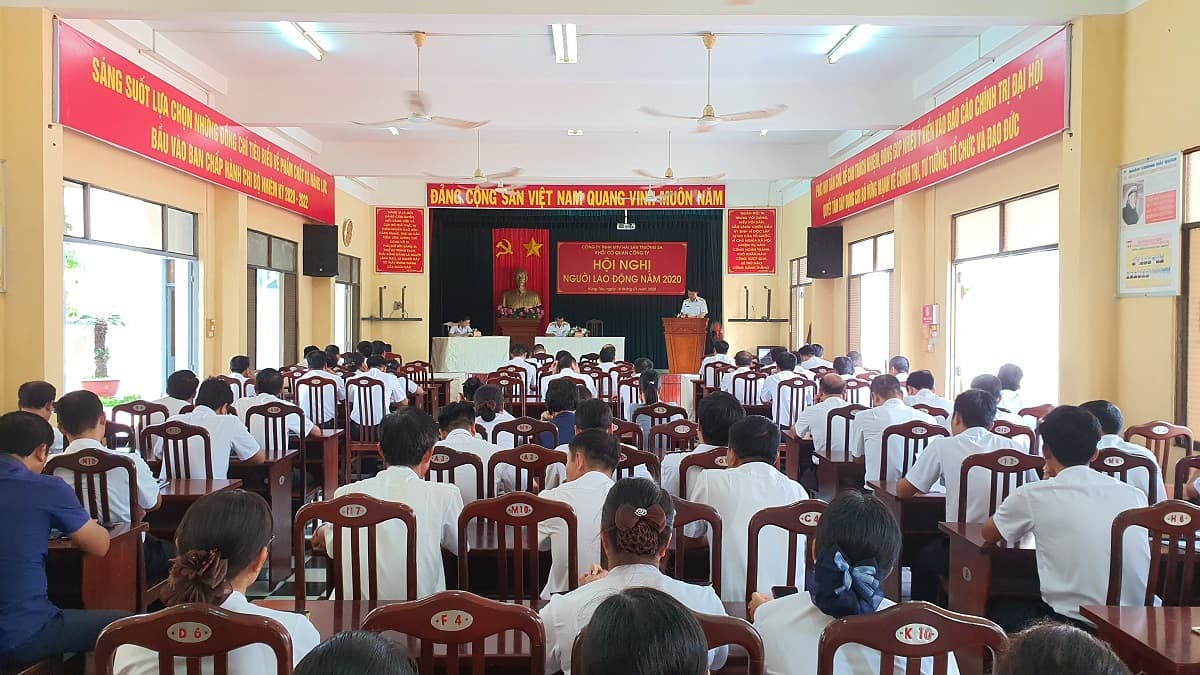 Công đoàn cơ quan Công ty Hải sản Trường Sa: Hội nghị người lao động năm 2020