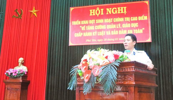 Lữ đoàn 682: Hội nghị triển khai đợt sinh hoạt chính trị cao điểm