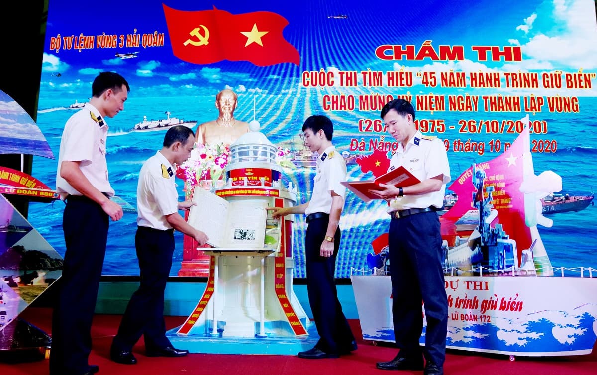 Vùng 3: Hơn 5.200 bài thi tìm hiểu “45 năm hành trình giữ biển”