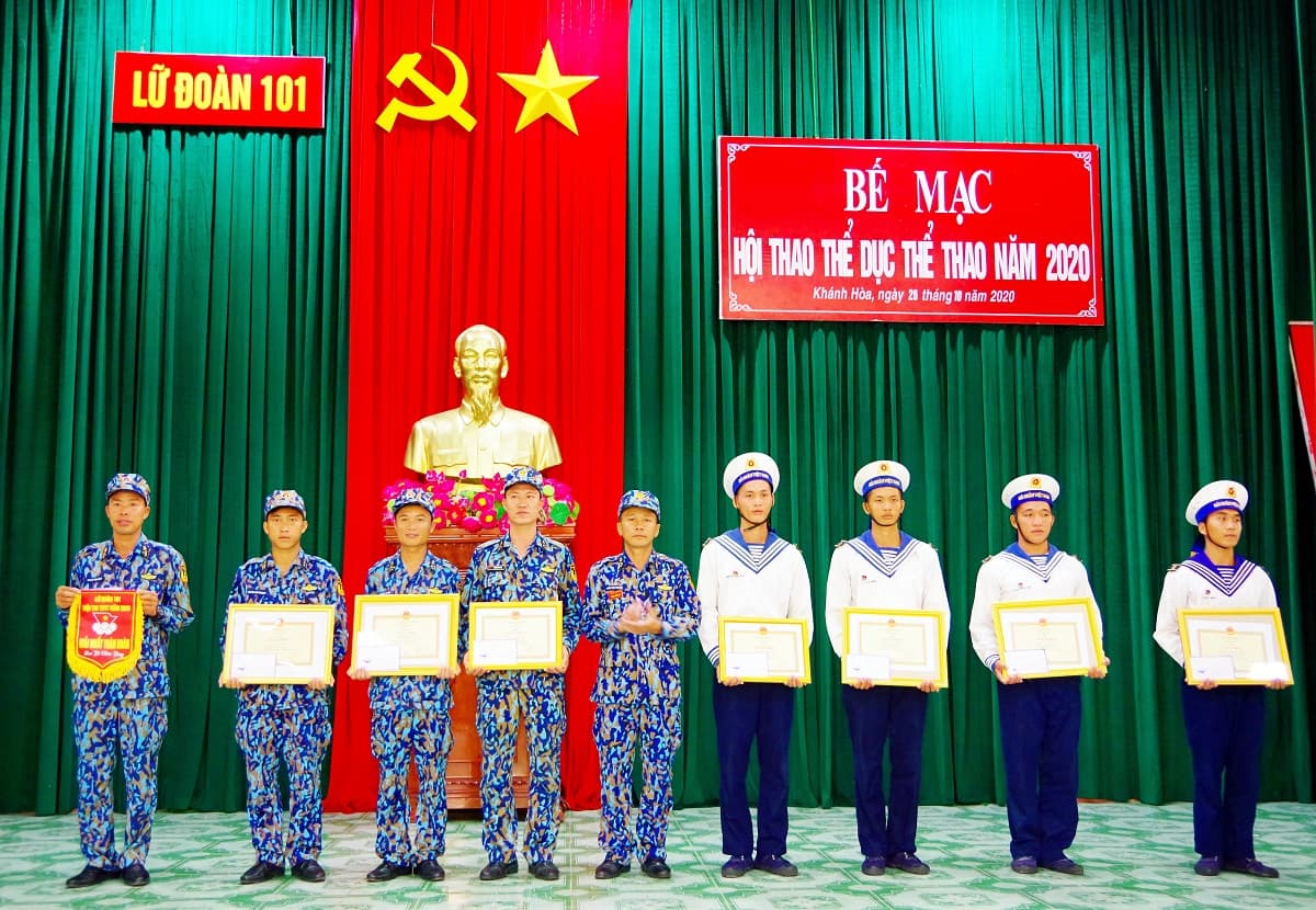 Lữ đoàn 101 tổ chức Hội thao thể dục thể thao năm 2020