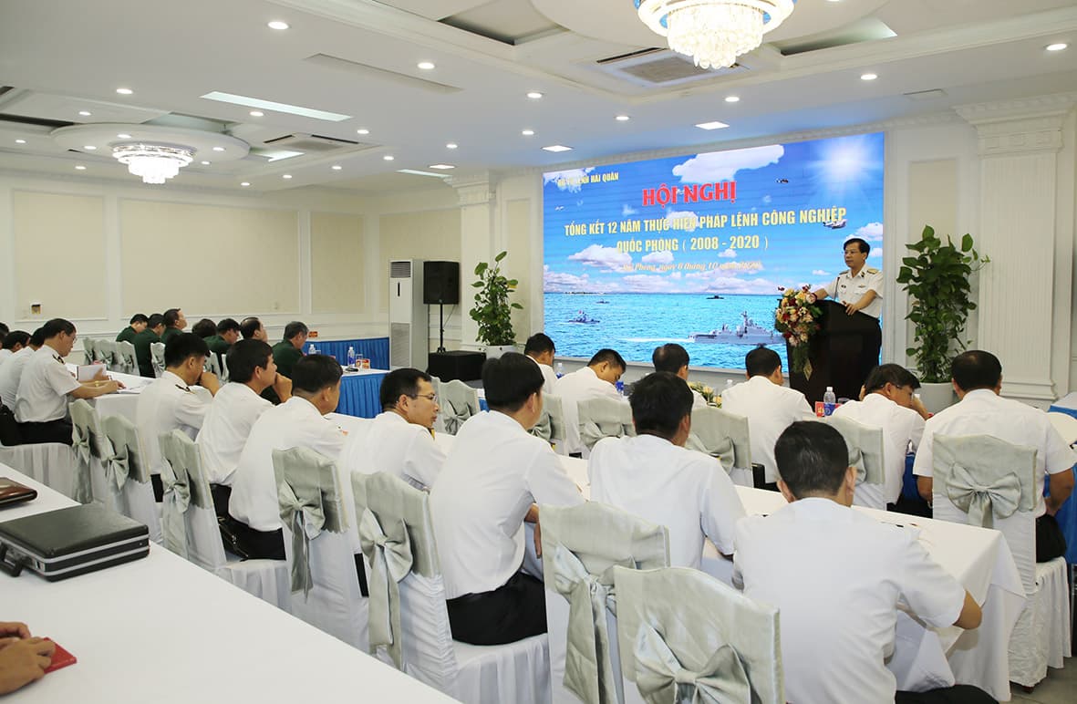 Quân chủng Hải quân: Tổng kết 12 năm thực hiện Pháp lệnh Công nghiệp Quốc phòng