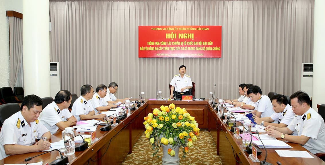 Thường vụ Đảng ủy Quân chủng: Thông qua công tác chuẩn bị đại hội của Đảng bộ Bộ Tham mưu, Cục Chính trị, Vùng 4 Hải quân