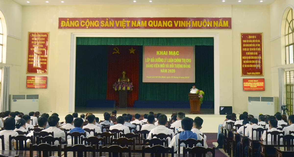 Lữ đoàn 125: Bồi dưỡng đảng viên mới và đối tượng đảng năm 2020