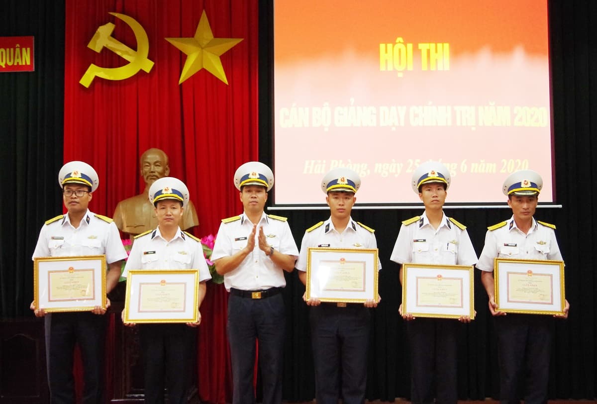 Lữ đoàn Công binh 131: Hội thi cán bộ giảng dạy chính trị năm 2020