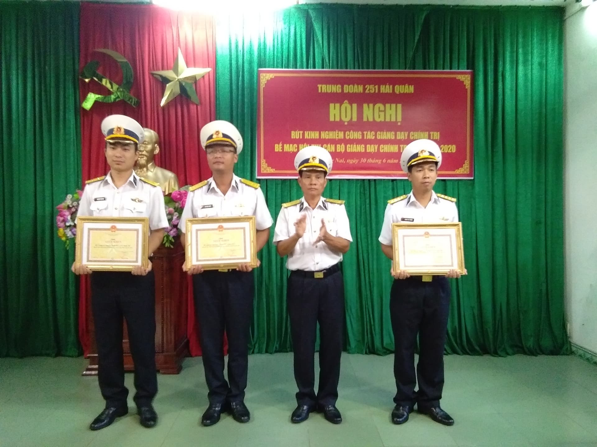 Trung đoàn 251 Vùng 2 Hải quân: Tổ chức Hội thi cán bộ giảng dạy chính trị cấp cơ sở