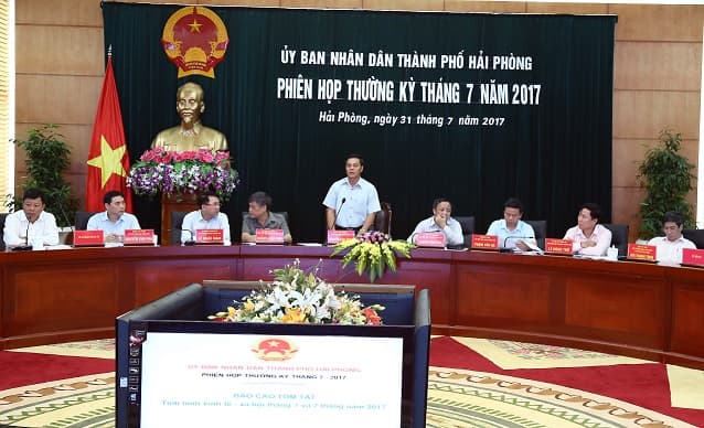 Uỷ ban nhân dân TP. Hải Phòng: Phiên họp thường kỳ tháng 7