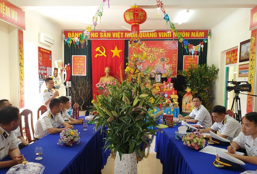 Lữ đoàn 189 Hải quân: Thi phòng đón Xuân và bình báo tường chào mừng Xuân Kỷ Hợi 2019