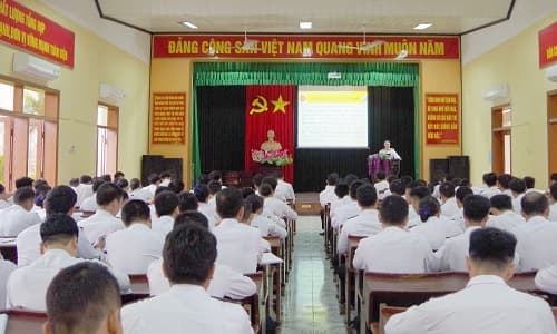 Viện Kiểm sát Quân sự khu vực 1 phổ biến, giáo dục pháp luật tại Lữ đoàn Công binh 131