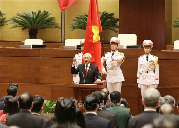 Đồng chí Nguyễn Phú Trọng tuyên thệ nhậm chức Chủ tịch nước nhiệm kỳ 2016-2021