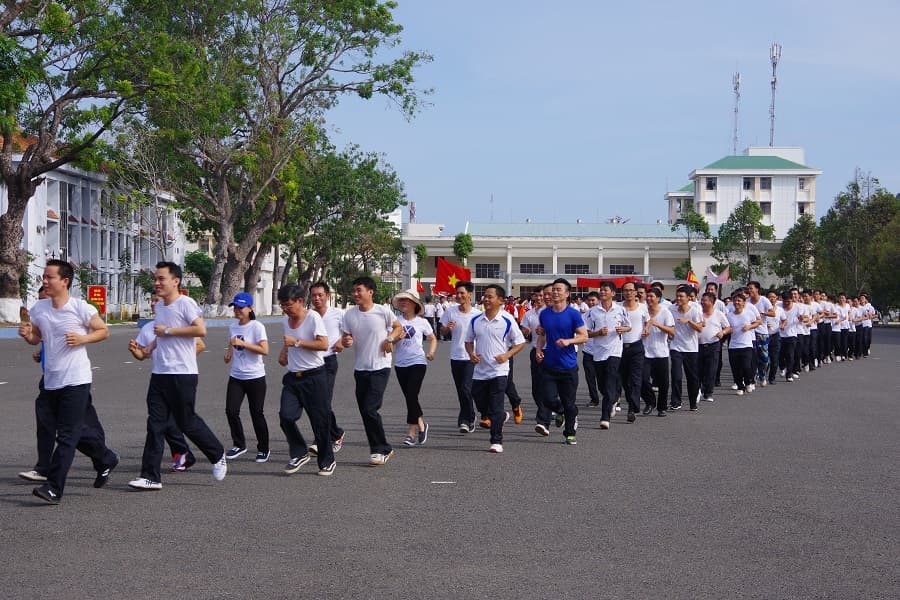 Học viện Hải quân hưởng ứng Ngày chạy thể thao quân sự CISM