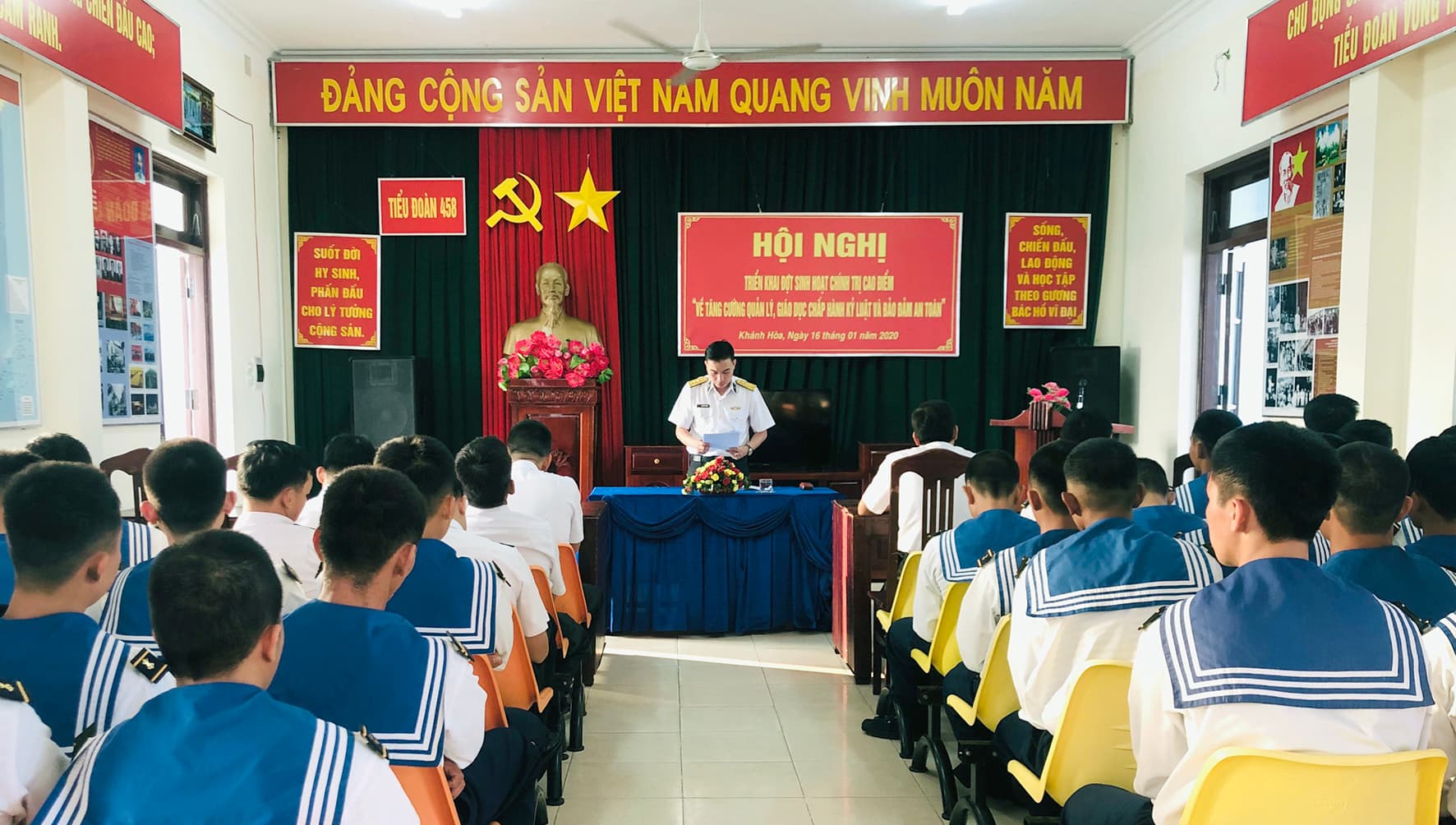 Tiểu đoàn 458: Triển khai đợt sinh hoạt chính trị cao điểm