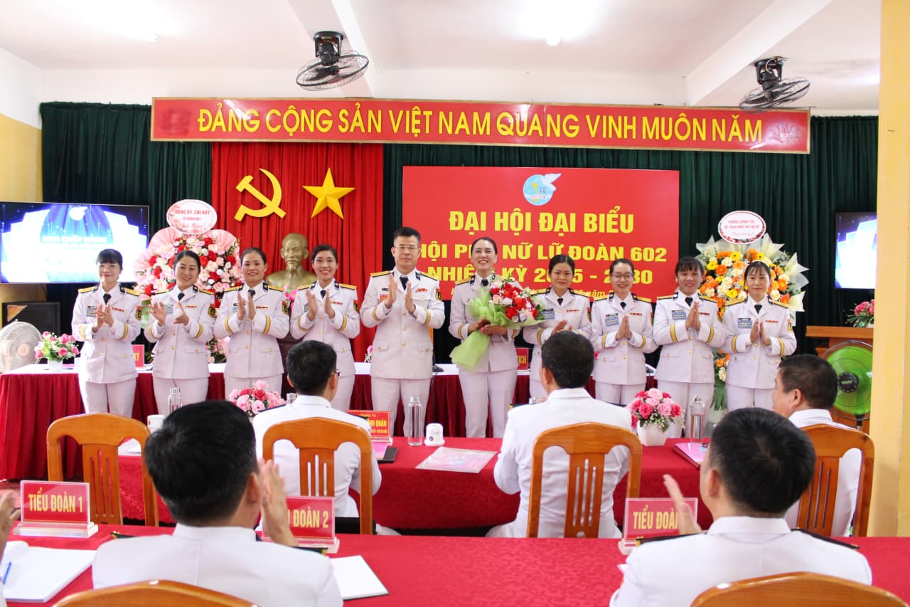 Lữ đoàn 602: Đại hội đại biểu Hội Phụ nữ nhiệm kỳ 2025 - 2030