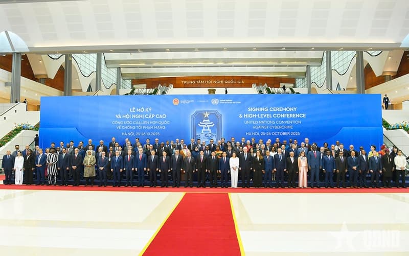 Chủ tịch nước Lương Cường chủ trì Lễ mở ký Công ước của Liên hợp quốc về chống tội phạm mạng